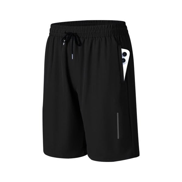Aero Athletic Shorts | Lightweight Quick - Dry with Zipper Pockets - Hartwella