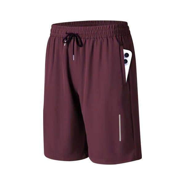 Aero Athletic Shorts | Lightweight Quick - Dry with Zipper Pockets - Hartwella