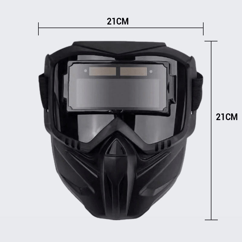 Aero Auto Darkening Welding Helmet | True Color Vision, Flexible Dual Modes - Hartwella