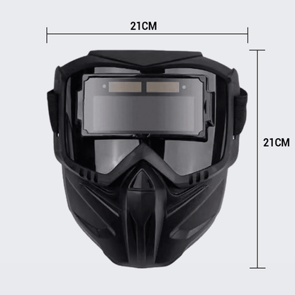 Aero Auto Darkening Welding Helmet | True Color Vision, Flexible Dual Modes - Hartwella