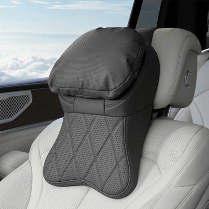 Aero Car Headrest | Ergonomic PU Leather Support - Hartwella