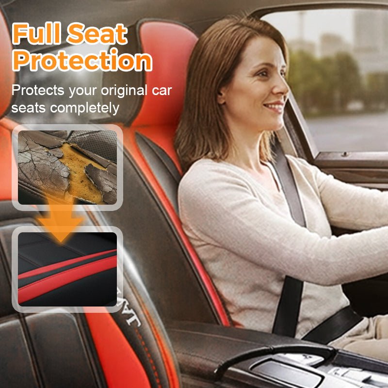 Aero Car Seat Cover | Full-Coverage Leather Protection - Hartwella