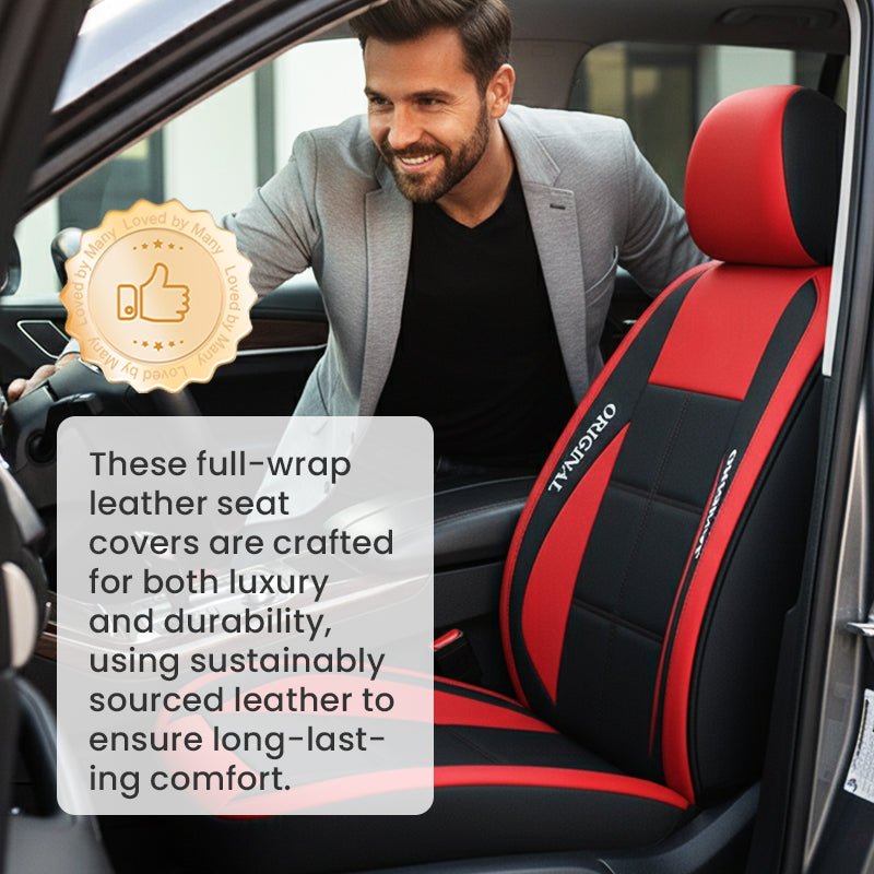 Aero Car Seat Cover | Full-Coverage Leather Protection - Hartwella