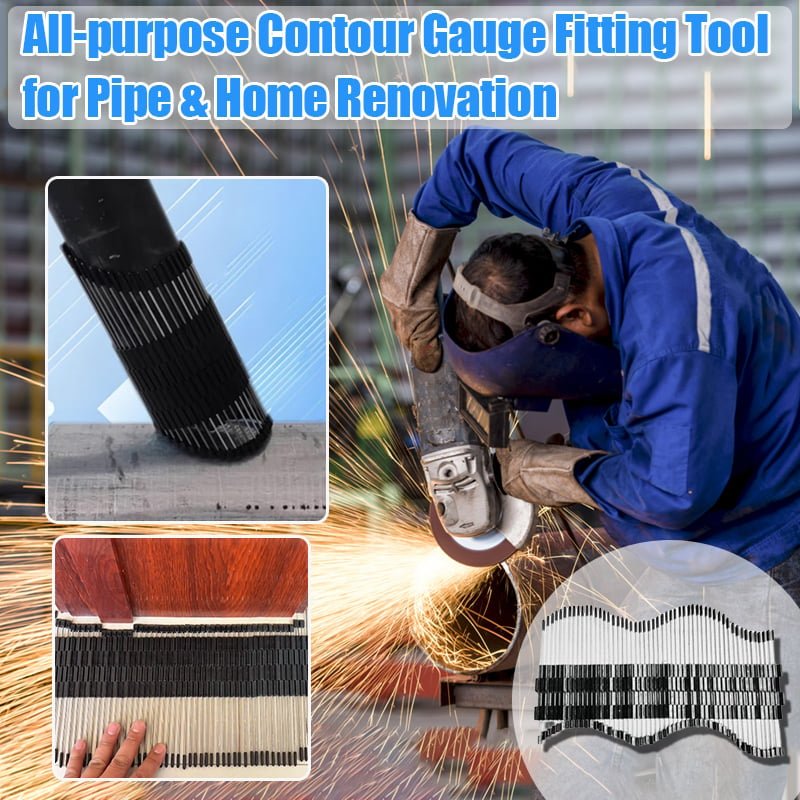 Aero Contour Gauge Tool | Precision Marking for Pipe and Home Renovation - Hartwella