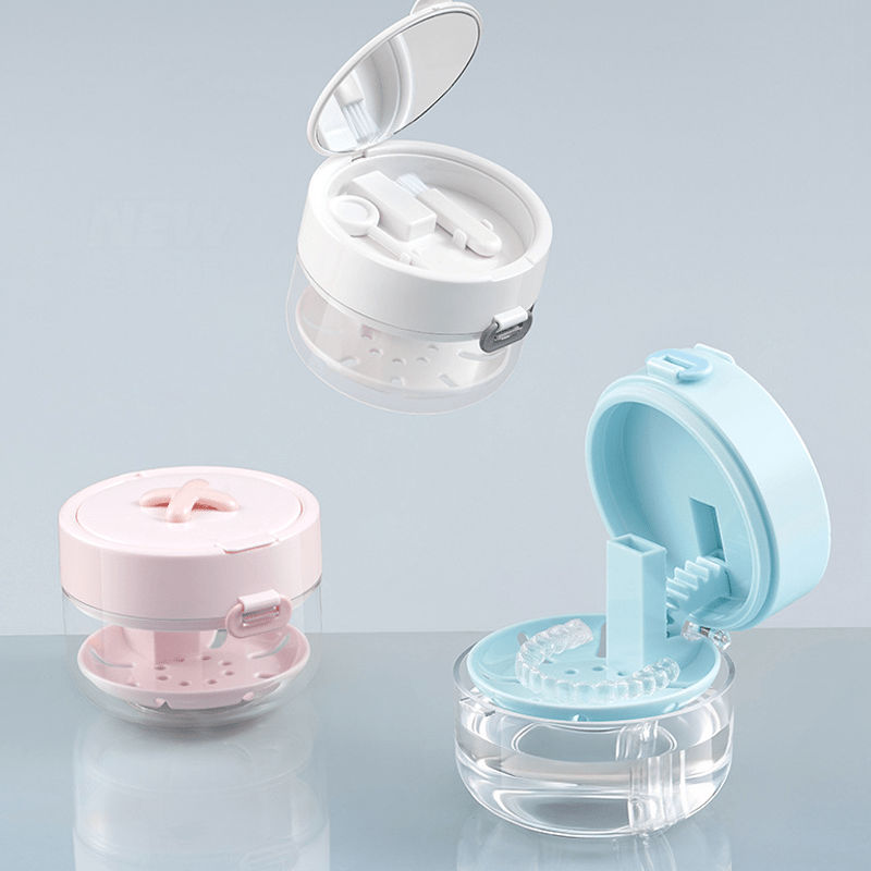 Aero Dental Retainer Case | All-in-One Storage, Leak-Proof Design - Hartwella