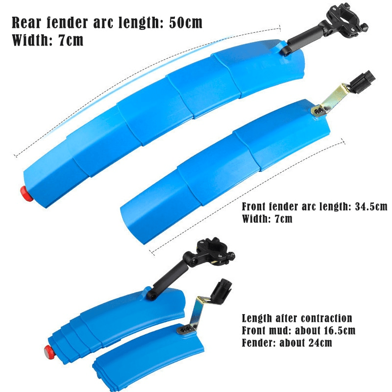 Aero Mudguard | 2 - in - 1 Telescopic Shield with LED Light - Hartwella