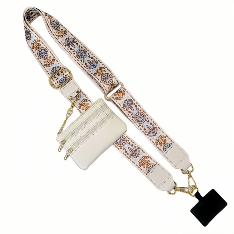 Aero Phone Lanyard | Adjustable Crossbody Strap with Mini Wallet - Hartwella