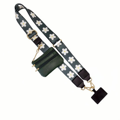 Aero Phone Lanyard | Adjustable Crossbody Strap with Mini Wallet - Hartwella