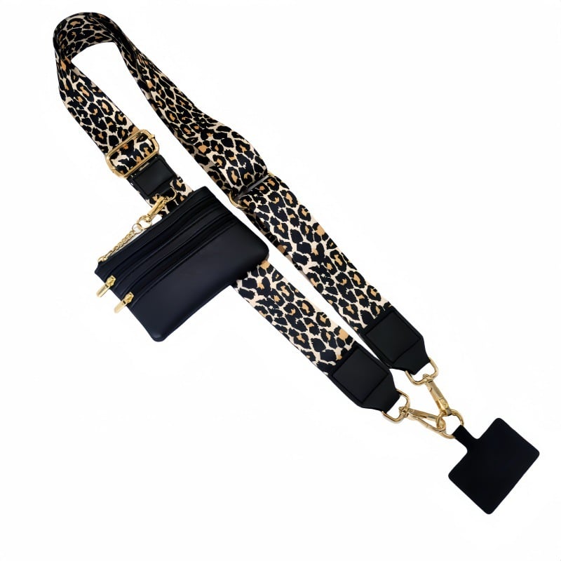 Aero Phone Lanyard | Adjustable Crossbody Strap with Mini Wallet - Hartwella