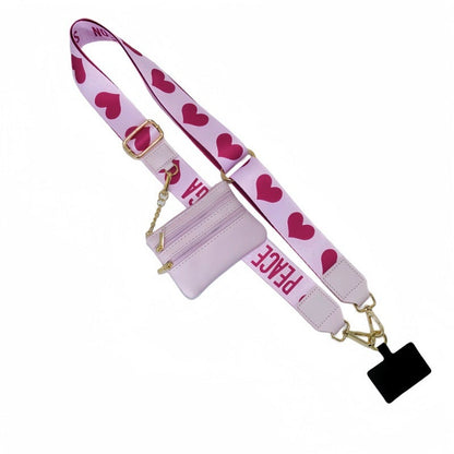 Aero Phone Lanyard | Adjustable Crossbody Strap with Mini Wallet - Hartwella