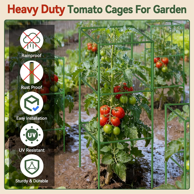 Aero Plant Support | Adjustable Tomato Cages and Cucumber Trellis - Hartwella