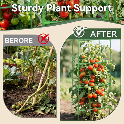 Aero Plant Support | Adjustable Tomato Cages and Cucumber Trellis - Hartwella