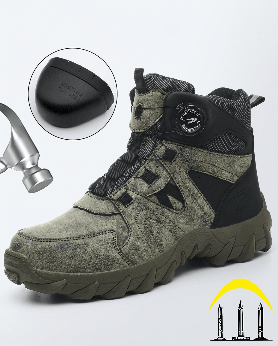 Aero Safety Boots | Steel Toe Work Boots, Waterproof, Anti - Slip - Hartwella