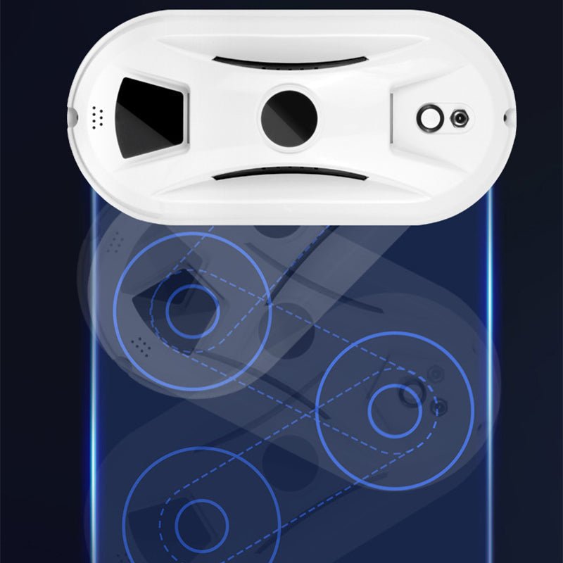 Aero Window Cleaner Robot | Dual Spinning Mop, AI Navigation - Hartwella