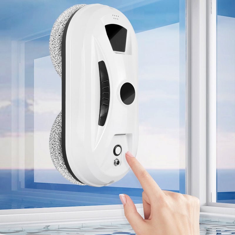 Aero Window Cleaner Robot | Dual Spinning Mop, AI Navigation - Hartwella