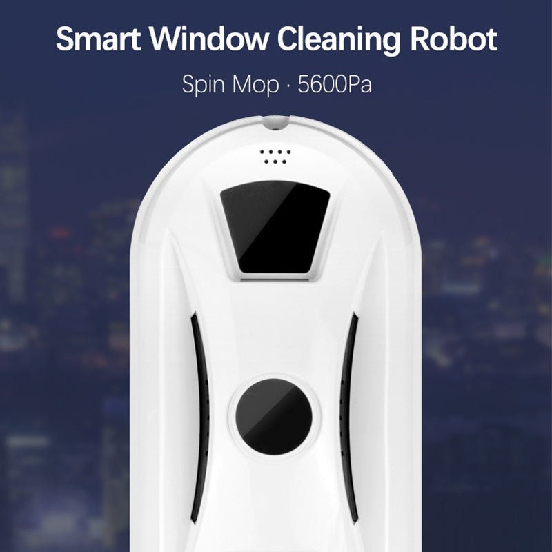 Aero Window Cleaner Robot | Dual Spinning Mop, AI Navigation - Hartwella