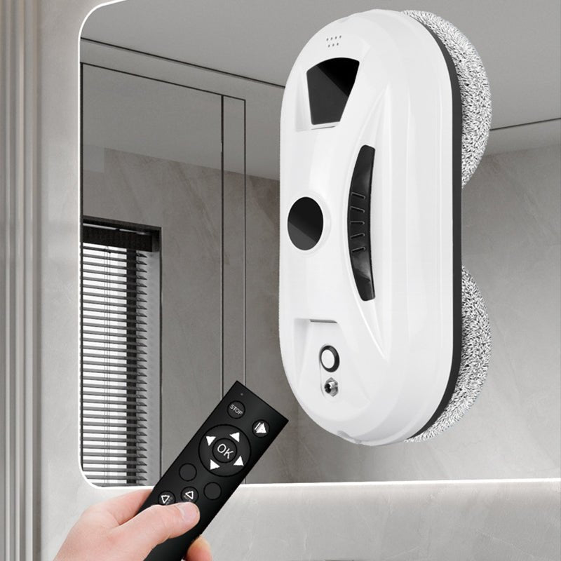 Aero Window Cleaner Robot | Dual Spinning Mop, AI Navigation - Hartwella