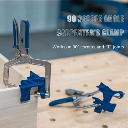 Aero Woodworking Clamp | 90° Angle, Auto - Adjust for Corners - Hartwella