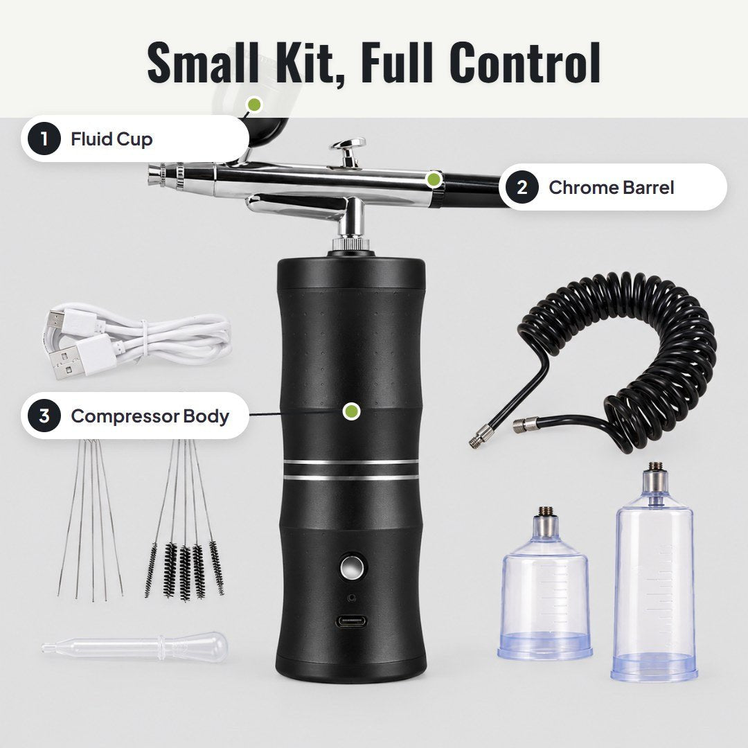 Aerolo™ Electric Airbrush Kit With Compressor