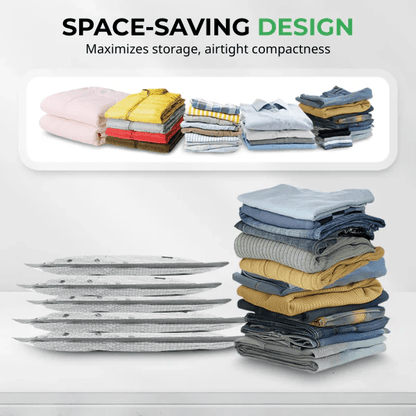 AeroShift Pro Vacuum Storage Bags | Durable, Cordless Electric Pump, Space Saver - Hartwella