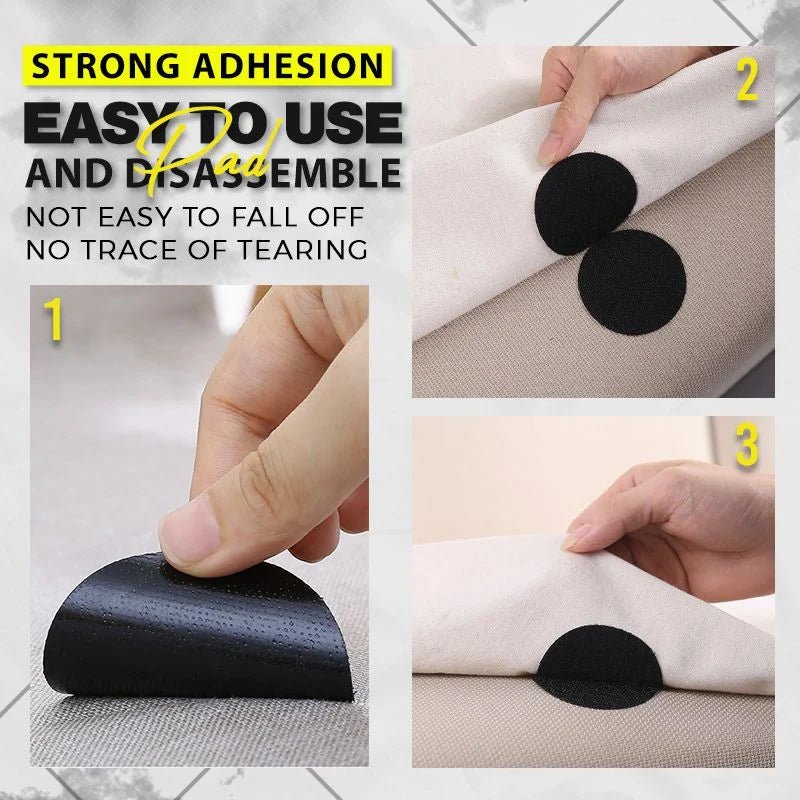 Alera Antiskid Pad Set | Durable Velcro Adhesive for Sofa Cushions - Hartwella