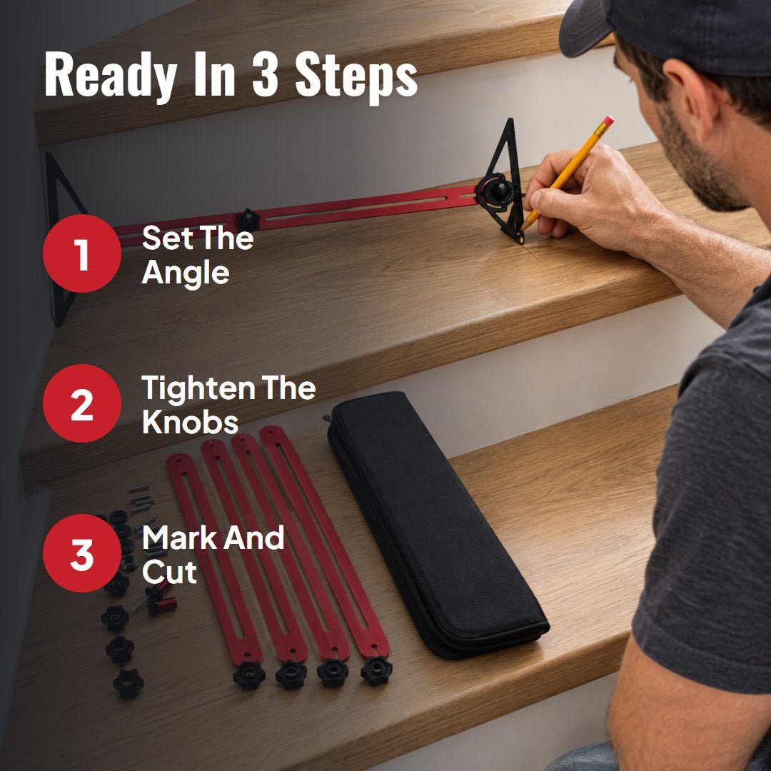 Alumark™ Multi-Function Woodworking Marking Tool Kit - Hartwella
