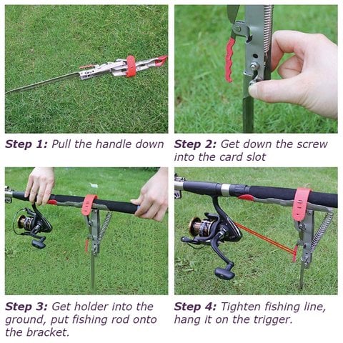 Aqua Automatic Fishing Rod Holder | High - Impact Stainless Steel, User - Friendly Design - Hartwella