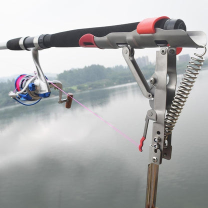 Aqua Automatic Fishing Rod Holder | High - Impact Stainless Steel, User - Friendly Design - Hartwella