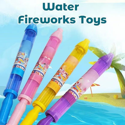 AquaBurst Water Toy | Firework - Style Spray, Easy Pull - Out Pump - Hartwella
