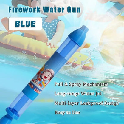AquaBurst Water Toy | Firework - Style Spray, Easy Pull - Out Pump - Hartwella