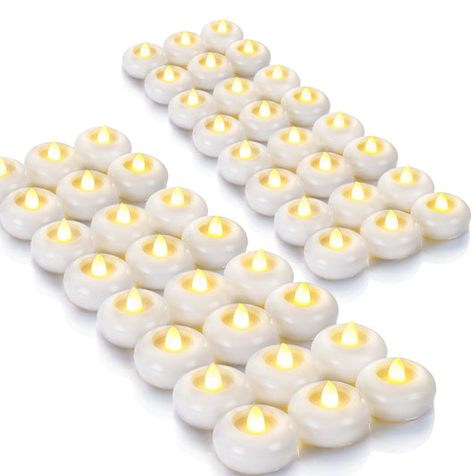 AquaGlow Flameless Candle | Floating LED, Battery Operated - Hartwella