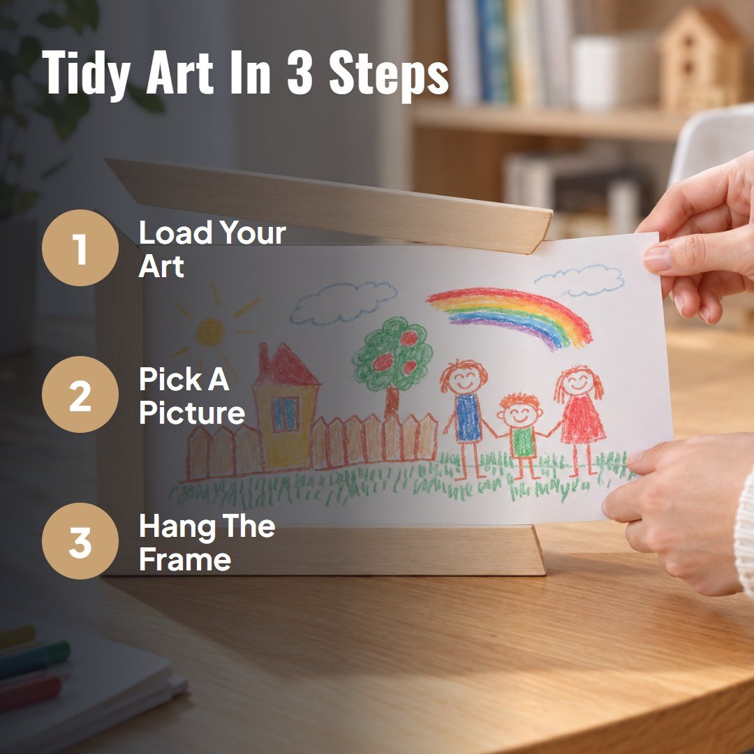 Artivo™ Rotating Storage Photo Frame - Hartwella