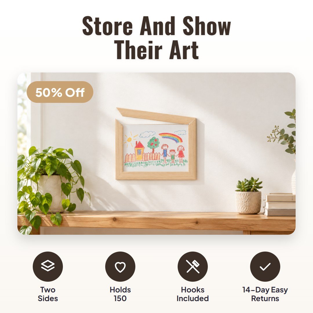 Artivo™ Rotating Storage Photo Frame - Hartwella