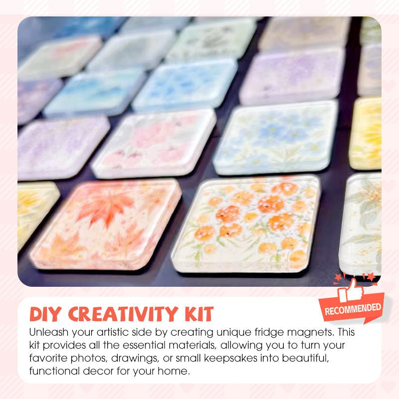 Aura Acrylic Magnet Kit | DIY Crafting, Strong Magnetic Hold - Hartwella