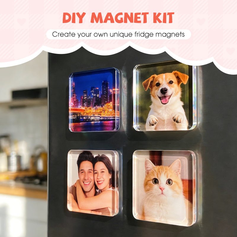 Aura Acrylic Magnet Kit | DIY Crafting, Strong Magnetic Hold - Hartwella