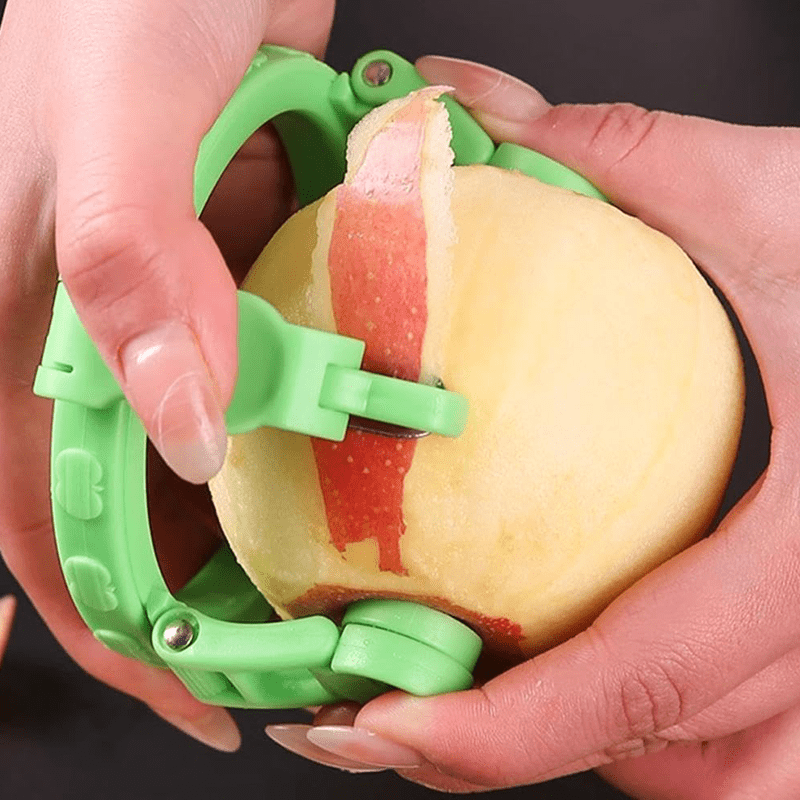 Avela Apple Peeler | Manual Stainless Steel Blades, Effortless Fruit Peeling - Hartwella