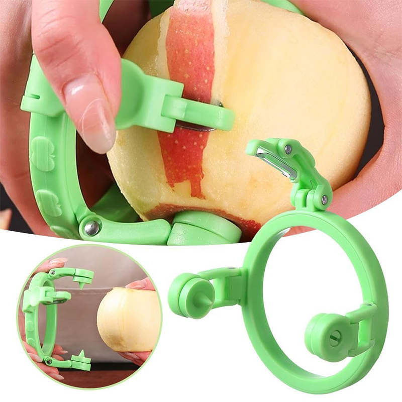 Avela Apple Peeler | Manual Stainless Steel Blades, Effortless Fruit Peeling - Hartwella