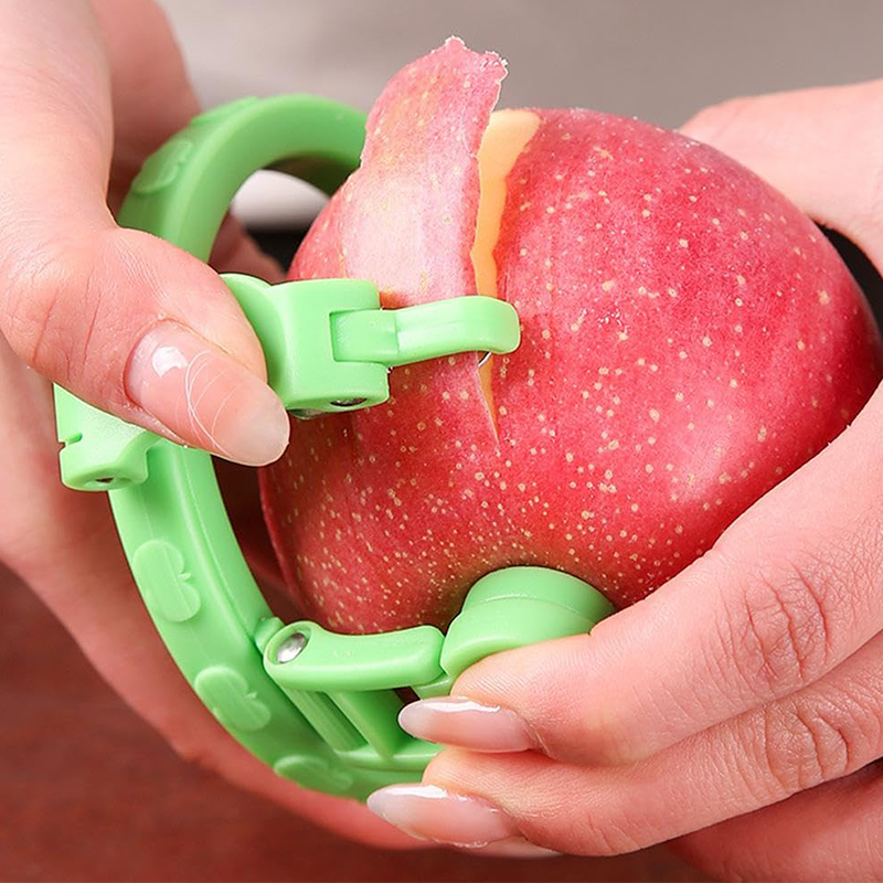 Avela Apple Peeler | Manual Stainless Steel Blades, Effortless Fruit Peeling - Hartwella