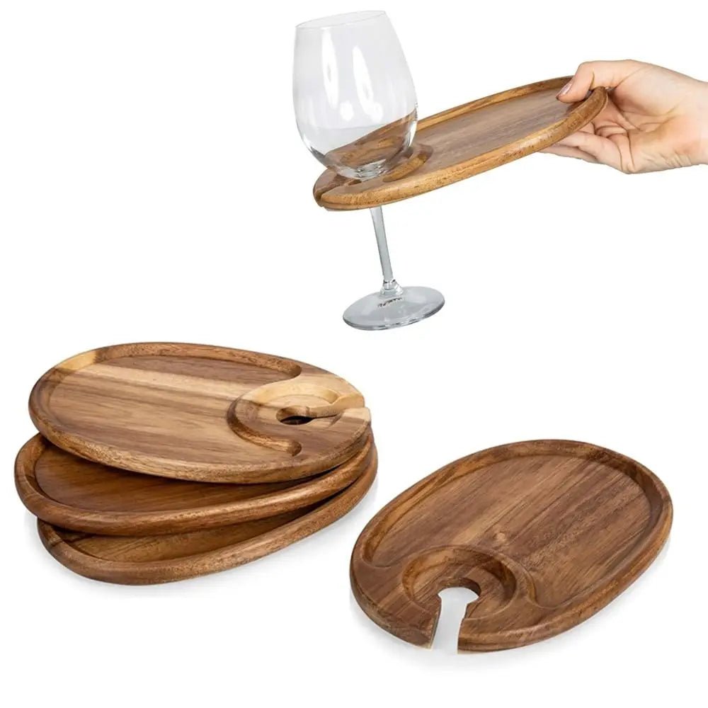 Bamboo Appetizer Plates | Elegant Wood Design - Hartwella
