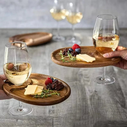 Bamboo Appetizer Plates | Elegant Wood Design - Hartwella