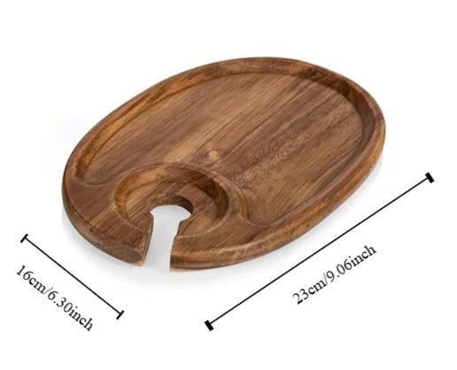 Bamboo Appetizer Plates | Elegant Wood Design - Hartwella