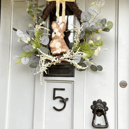 Bee House Number Sign | Elegant Weather - Resistant Design for Home Address - Hartwella