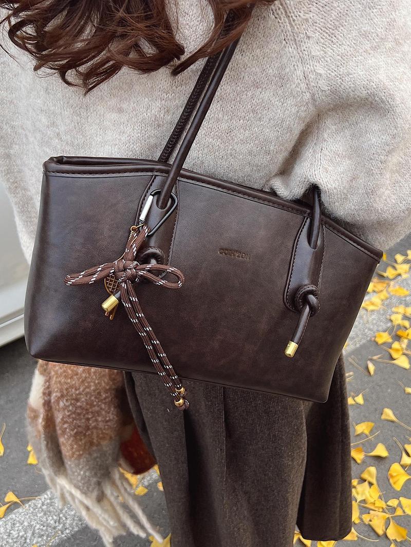 Bella Black Shoulder Bag | Large Capacity, Scratch - Resistant for Women - Hartwella
