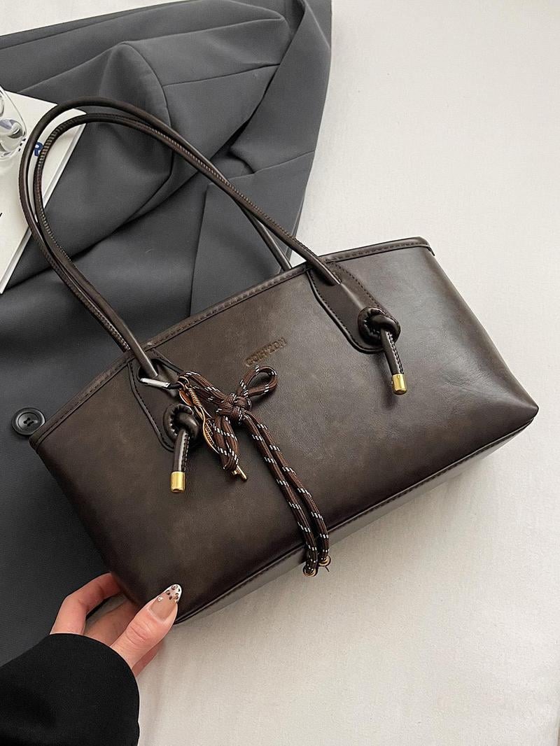 Bella Black Shoulder Bag | Large Capacity, Scratch - Resistant for Women - Hartwella