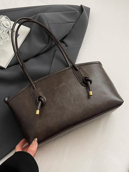 Bella Black Shoulder Bag | Large Capacity, Scratch - Resistant for Women - Hartwella