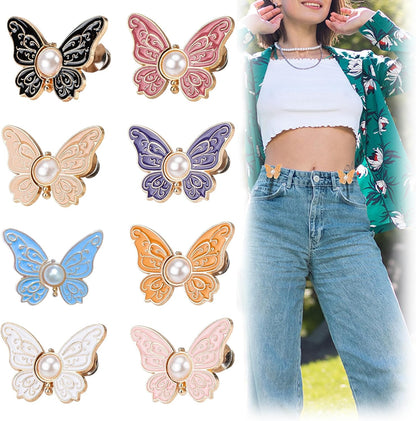 Bella Butterfly Clips | Metal Adjustable, No - Sew Design - Hartwella