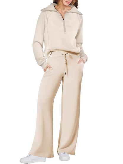 Bella Sweatsuit Set for Women | Lightweight Matching Sweat Sets, Soft Polyester - Hartwella