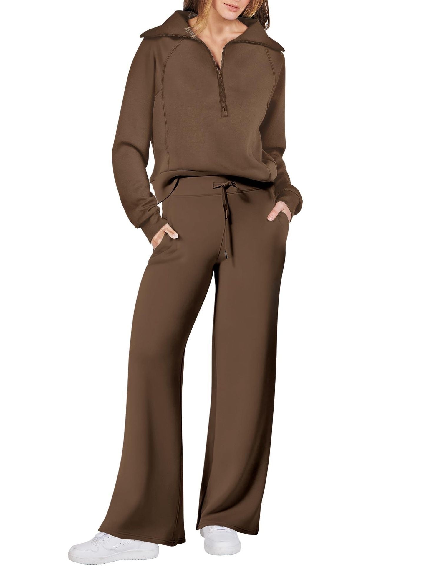 Bella Sweatsuit Set for Women | Lightweight Matching Sweat Sets, Soft Polyester - Hartwella