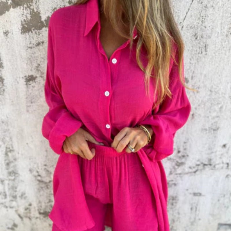 Bella Women's Set | Casual Loungewear Two Piece Set, Soft Blend Fabric - Hartwella