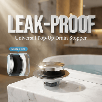 Bello Bathtub Drain Stopper | Leak-Proof, Universal Fit, Easy to Clean - Hartwella